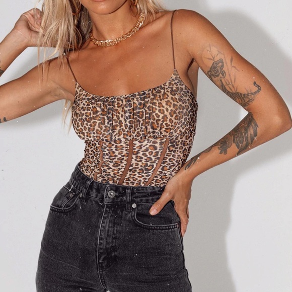 Princess Polly Tops - Princess Polly | Zaylee Cheetah Print Tank